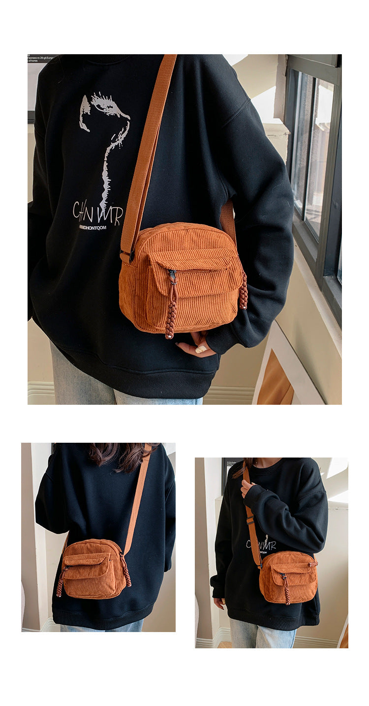 AMAYA | Ribbed Crossbody - Compact, Modieus & Functioneel