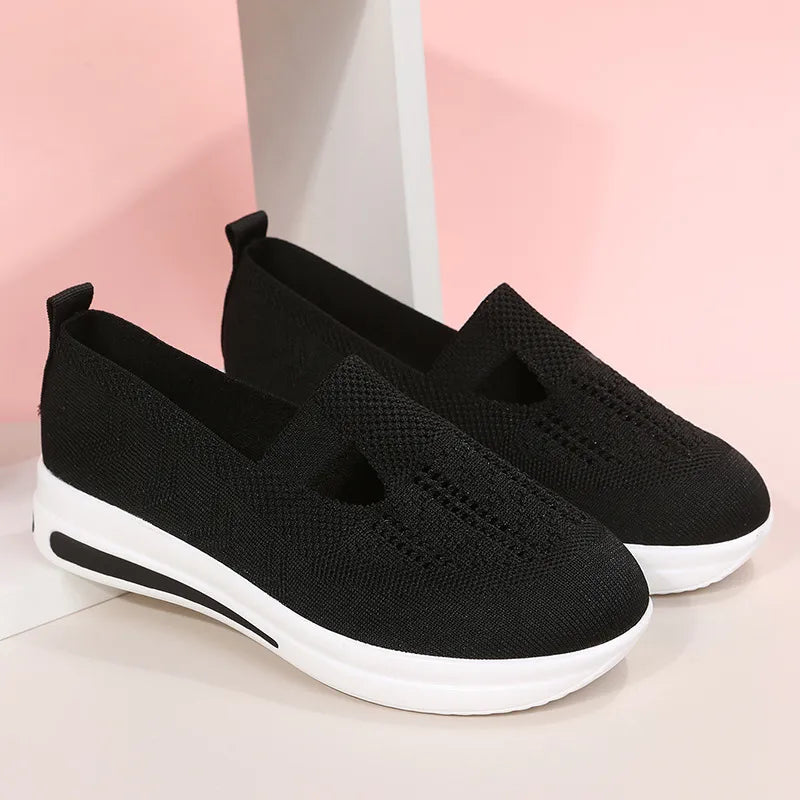 ALMA | Ademende Orthopedische Damesschoenen Met Brede Neus – Licht, Stevig & Gezond!