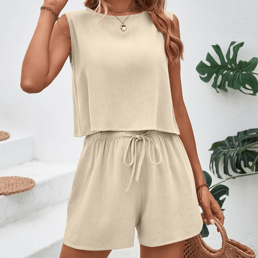 AYLEEN | Tweedelige Zomer Loungewear-set Voor Dames - Stijlvolle en Comfortabele Zomerlook