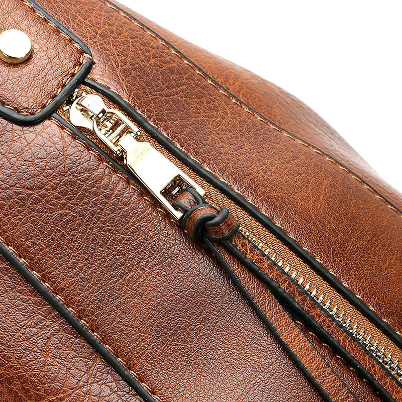 ERSILIA | Luxe Leren Tas Voor Dames Met Verfijnde Details - Klassiek, Functioneel & Stijlvol