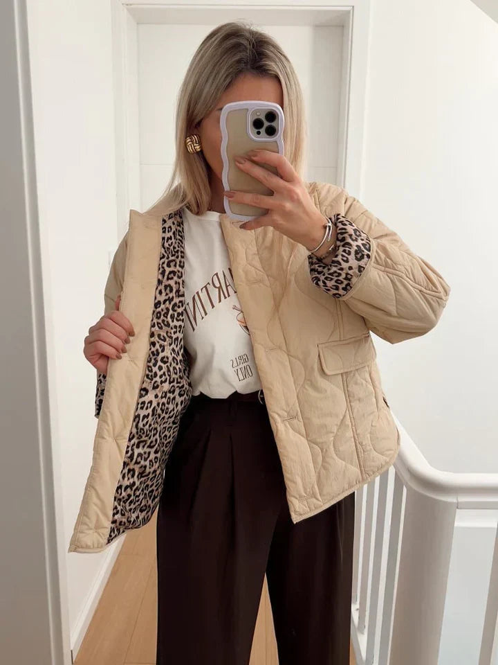 LEONNE | Casual Chic Damesjas Met Luxe Luipaard Print - Stijlvol & Modieus