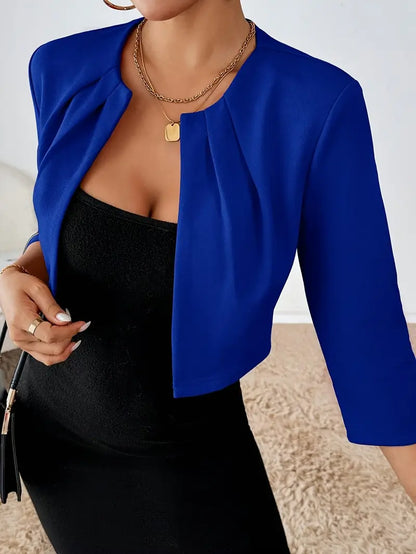 LARISSA | Licht Gewicht Cropped Blazer Jasje Voor Dames - Stijlvol & Elegant