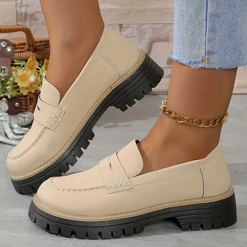 GRACE Platform Loafers - Stijlvol, Stevig en Supercomfortabel