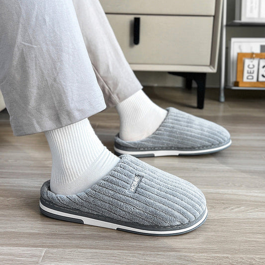 Warme Pantoffels Met Anti slip zool en Ribbel Design – Comfort, Warmte & Stijl voor Thuis
