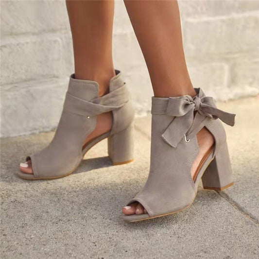 DALINA | Zomerhakken met Strik – Chic & Comfort in Eén