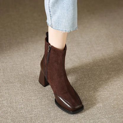 Dames Enkellaarsjes Met Blokhak | Chic En Comfortabel Voor Herfst & Winter