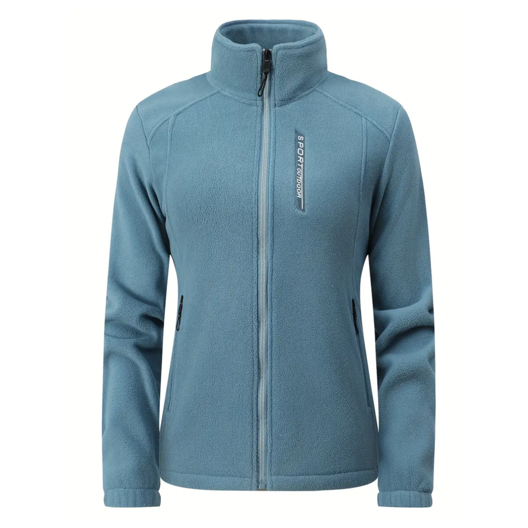 Dames Outdoor Fleecevest Met Pluche Voering – Warm, Comfortabel & Sportief Voor De Koude Dagen