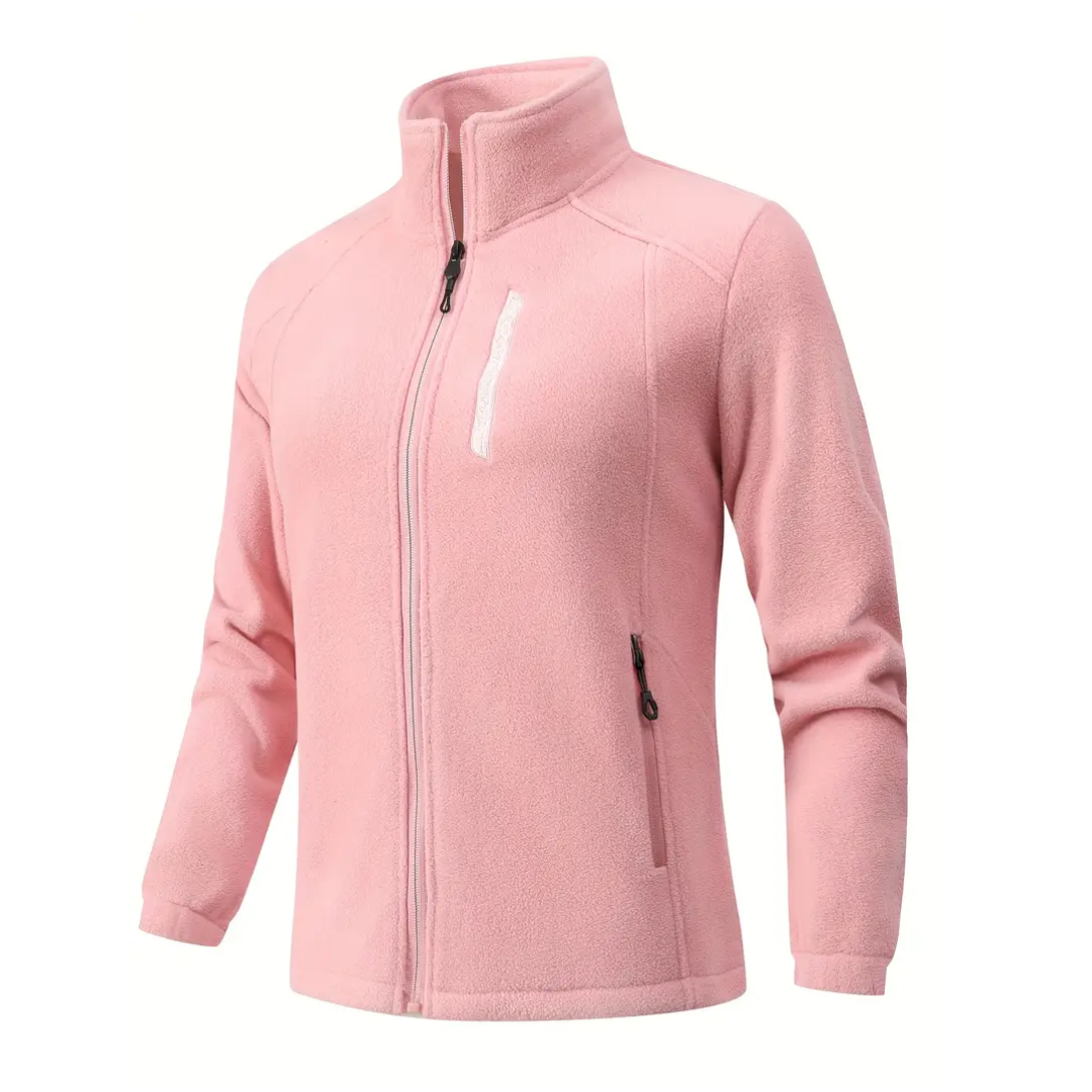 Dames Outdoor Fleecevest Met Pluche Voering – Warm, Comfortabel & Sportief Voor De Koude Dagen