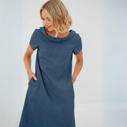 ALINA | Zachte Linnen Jurk Met Zakken – Ademend, Stijlvol & Perfect Voor De Zomer