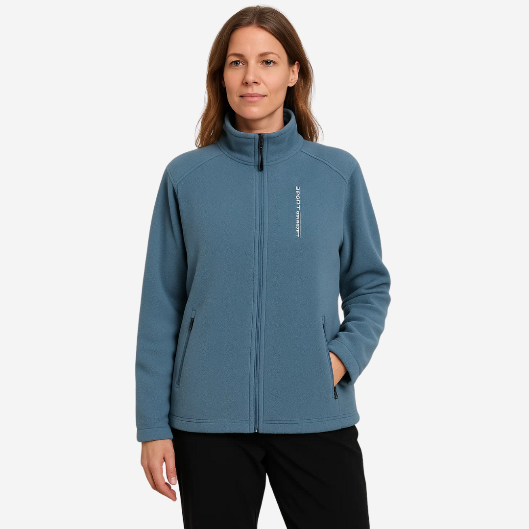 Dames Outdoor Fleecevest Met Pluche Voering – Warm, Comfortabel & Sportief Voor De Koude Dagen