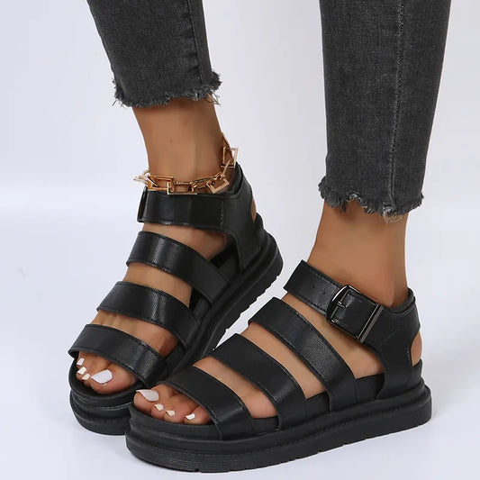 AMIA | Verstelbare Sandalen Voor Dames Romeinse Stijl - Comfortabel, Stijlvol & Elegant