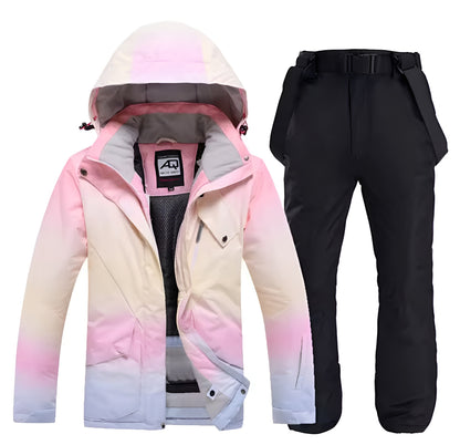 Dames Ski Jas & Ski Broek Set – Waterdicht, Warm Tot -30°C & Functioneel Voor Elke Wintersportdag