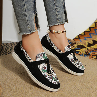 TESSA | Comfortabele Damesloafers – Uniek Design in Luipaard, Artistiek of Slangenprint