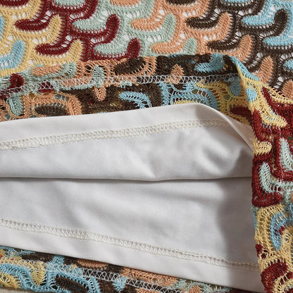 MIRA | Gehaakte One-Shoulder Zomer Jurk met Uniek Design – Gedurfd, Boho & Zomers