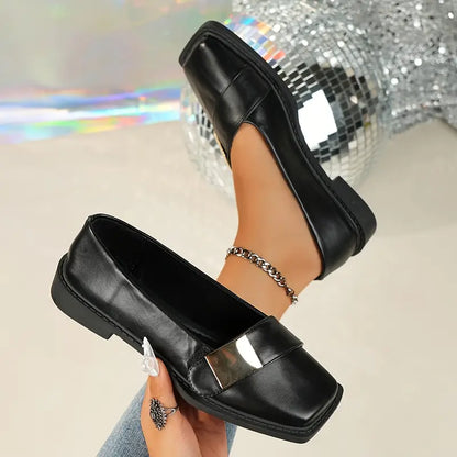 ELISE | Elegante Dames Loafers Met Gouden Accent – Modern, Comfortabel & Perfect Voor Elke Look