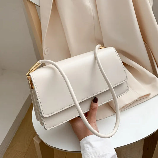 LOU | Minimalistische Schoudertas Voor Dames Met Luxe Finish – Tijdloos, Elegant & Perfect Voor Elke Gelegenheid