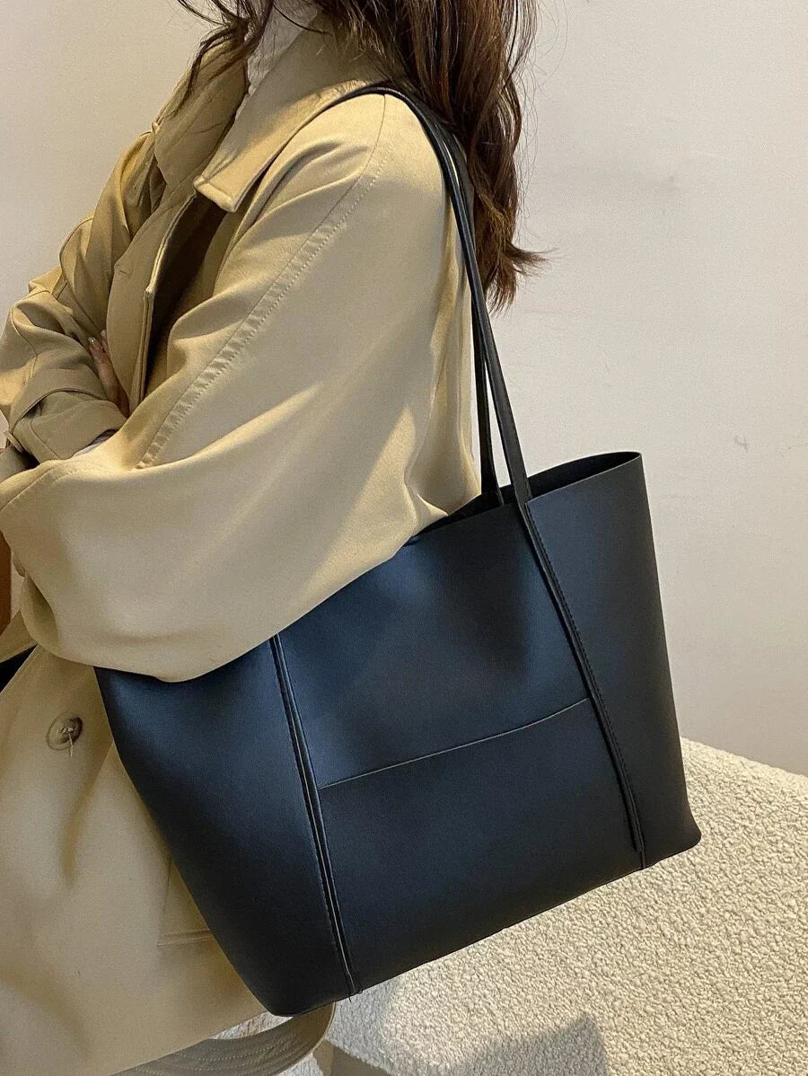 Dames leren handtas met top handvat | Tijdloze luxe voor elke dag