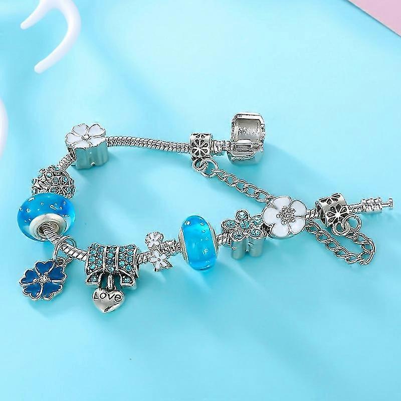 925 Sterling Zilveren Armband Met Bloemen Charms | Tijdloze Luxe Voor Elke Gelegenheid
