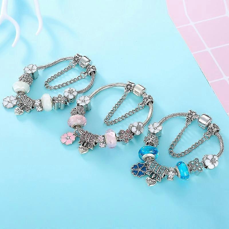 925 Sterling Zilveren Armband Met Bloemen Charms | Tijdloze Luxe Voor Elke Gelegenheid