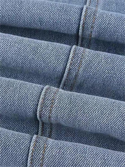 Dames Flare Jeans Met Rode Ster | Vintage Y2K Statement Jeans
