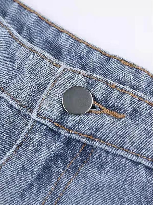Dames Flare Jeans Met Rode Ster | Vintage Y2K Statement Jeans