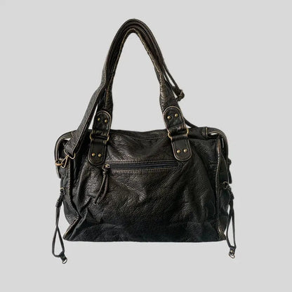 JEOARA | Leren Vintage Draagtas voor Dames – Elegant, Functioneel & Tijdloos