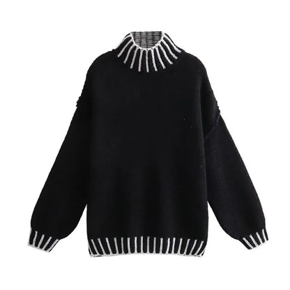 SERENITY | Luxe Dames Coltrui Met Losse Pasvorm – Warm, Tijdloos & Perfect Voor Gelaagde Looks