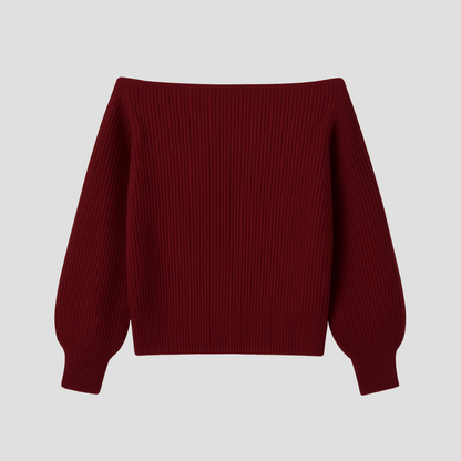 Off-Shoulder Trui – De Statement Knit Voor Een Zelfverzekerde Look
