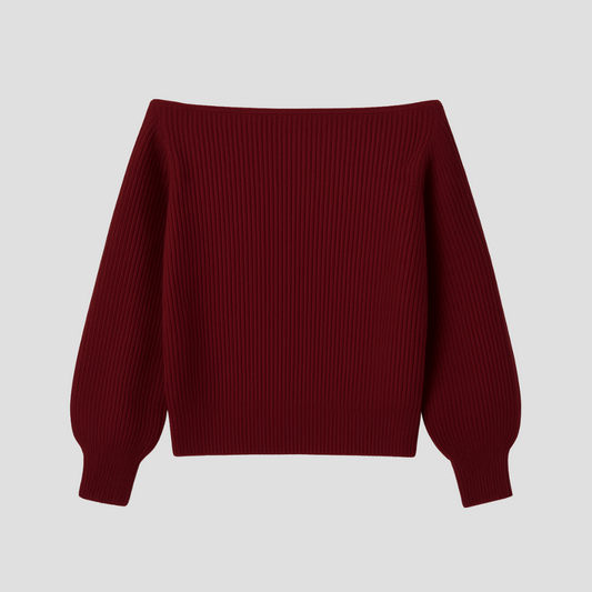 Off-Shoulder Trui – De Statement Knit Voor Een Zelfverzekerde Look
