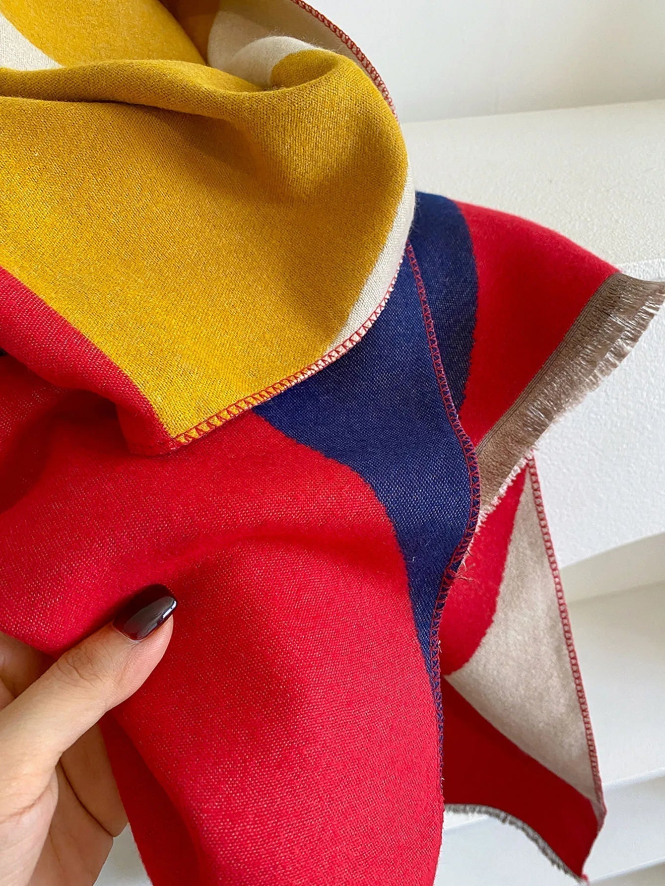 Dames Cashmere Sjaal | Luxe Omslagdoek Voor Herfst & Winter