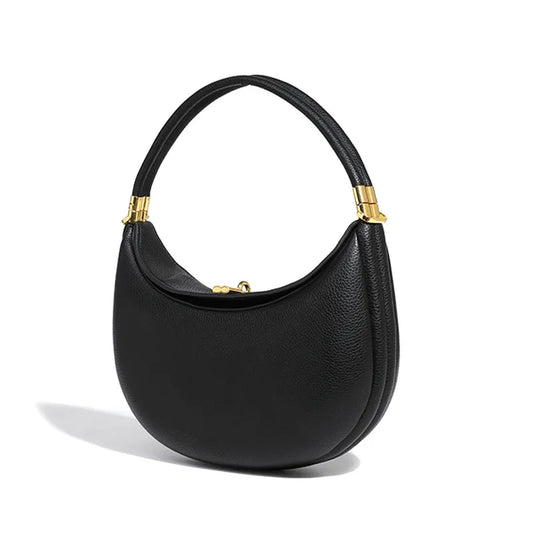 NOÉMI | Luxe Halve Maan Handtas Voor Dames Van Leer – Elegant, Modern, Tijdloos