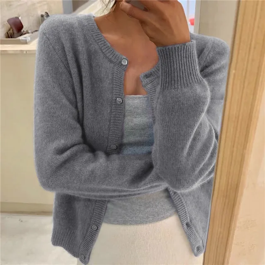REBECCA | Elegant Gebreid Vest Voor Dames Met Knoopjes – Tijdloos, Warm & Comfortabel