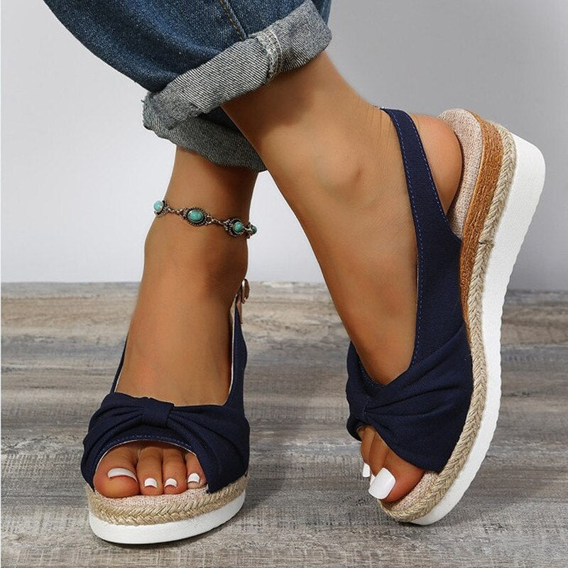 TALINE | Verfijnde Zomersandalen Voor Dames met Open Teen & Comfortabele Krukzool