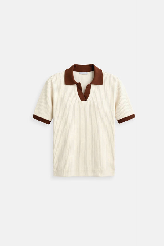 ELLY | Tijdloze Dun Gebreide Dames Polo Met Klassiek & Stijlvol Design