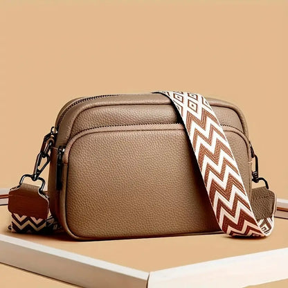 INÈS | Compacte Dames Crossbody Tas Met Brede Band – Praktisch, Chic & Ideaal Voor Onderweg