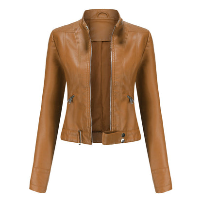 Elegante Leren Jas Voor Dames – Tijdloos, Duurzaam & Comfortabel