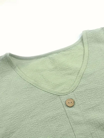 LYNN | Luchtige Zomerset Met Knoopdetail – Comfortabel, Vrouwelijk & Perfect Voor Warme Dagen