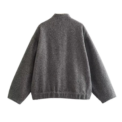 NORA | Oversized Bomberjack Voor Dames – Warm, Stijlvol & Perfect Voor Koude Dagen In De Stad