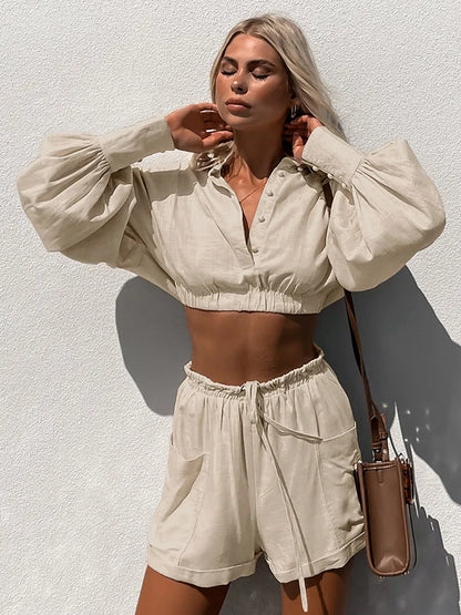 MISAKI | Eenvoudige elegantie in een casual tweedelige dames set