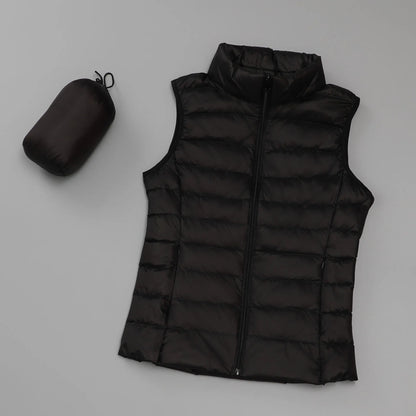 MIREILLE | Lichte Gewatteerde Dames Bodywarmer – Winddicht, Getailleerd & Perfect Voor Tussenseizoenen