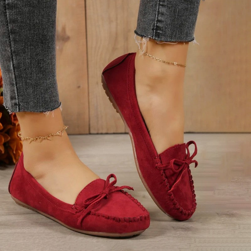 MALOU | Stijlvolle Loafers Met Strikdetail Voor Dames – Comfortabel, Elegant & Ideaal Voor Elke Dag