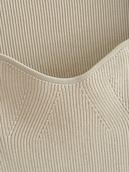 CATHERIN | Casual Gebreide Dames Top Met Flatterende Snit En Tijdloze Look