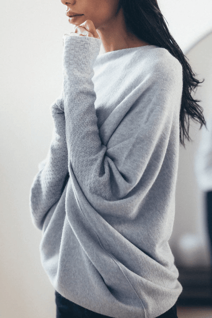 NOELLE | Stijlvolle Off Shoulder Dames Trui – Losvallend, Vrouwelijk & Perfect Voor Het Najaar