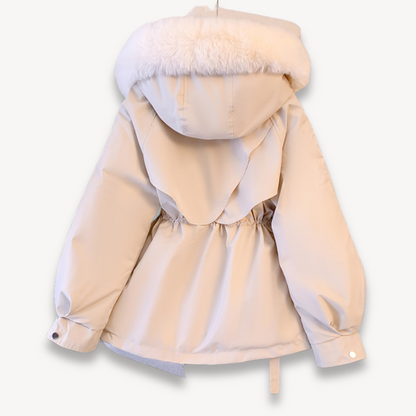 Luxe Dames Winterjas Met Capuchon En Ceintuur | Ultieme Warmte, Bescherming & Chic Silhouet