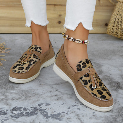 TESSA | Comfortabele Damesloafers – Uniek Design in Luipaard, Artistiek of Slangenprint