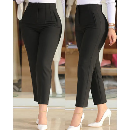 VESTRA | Elegante High Waist Pantalon Voor Dames - Luxe, Stijlvol & Flatterend