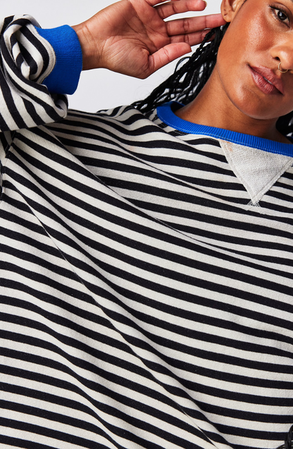 FIEN | Gestreepte Oversized Dames Sweater - Stijlvol & Elegant