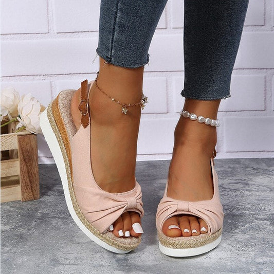 TALINE | Verfijnde Zomersandalen Voor Dames met Open Teen & Comfortabele Krukzool
