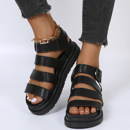 AMIA | Verstelbare Sandalen Voor Dames Romeinse Stijl - Comfortabel, Stijlvol & Elegant