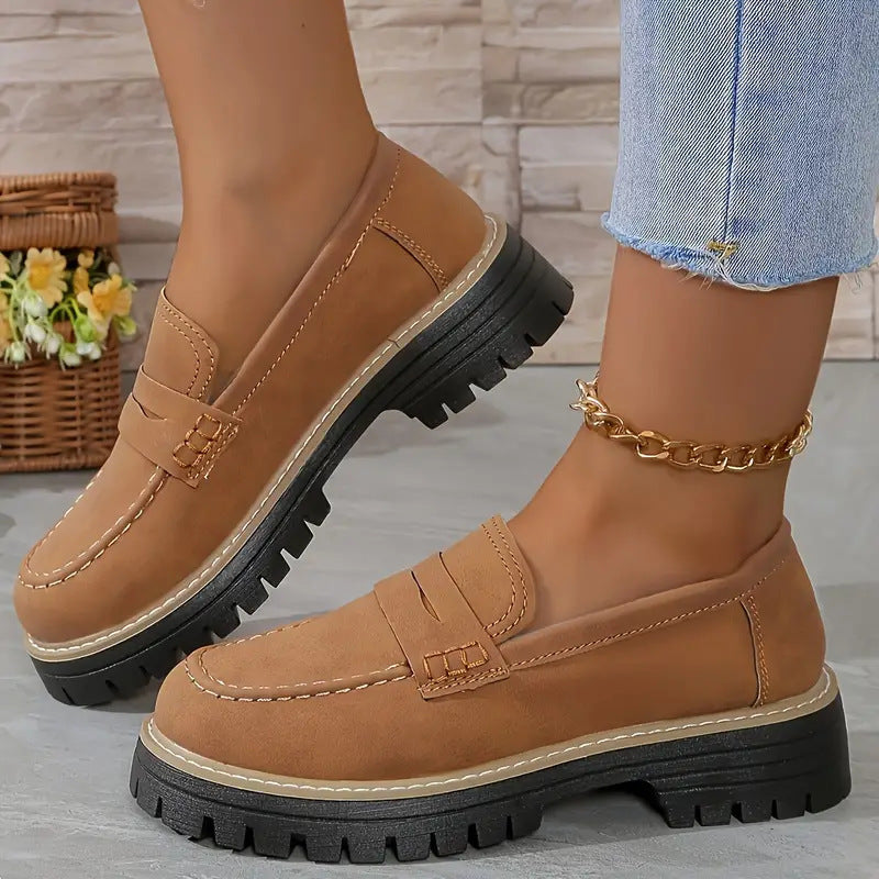 GRACE Platform Loafers - Stijlvol, Stevig en Supercomfortabel